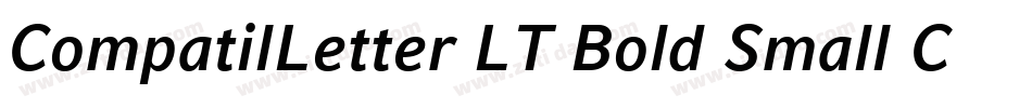 CompatilLetter LT Bold Small Caps字体转换 CompatilLetter LT Bold Small Caps字体转换